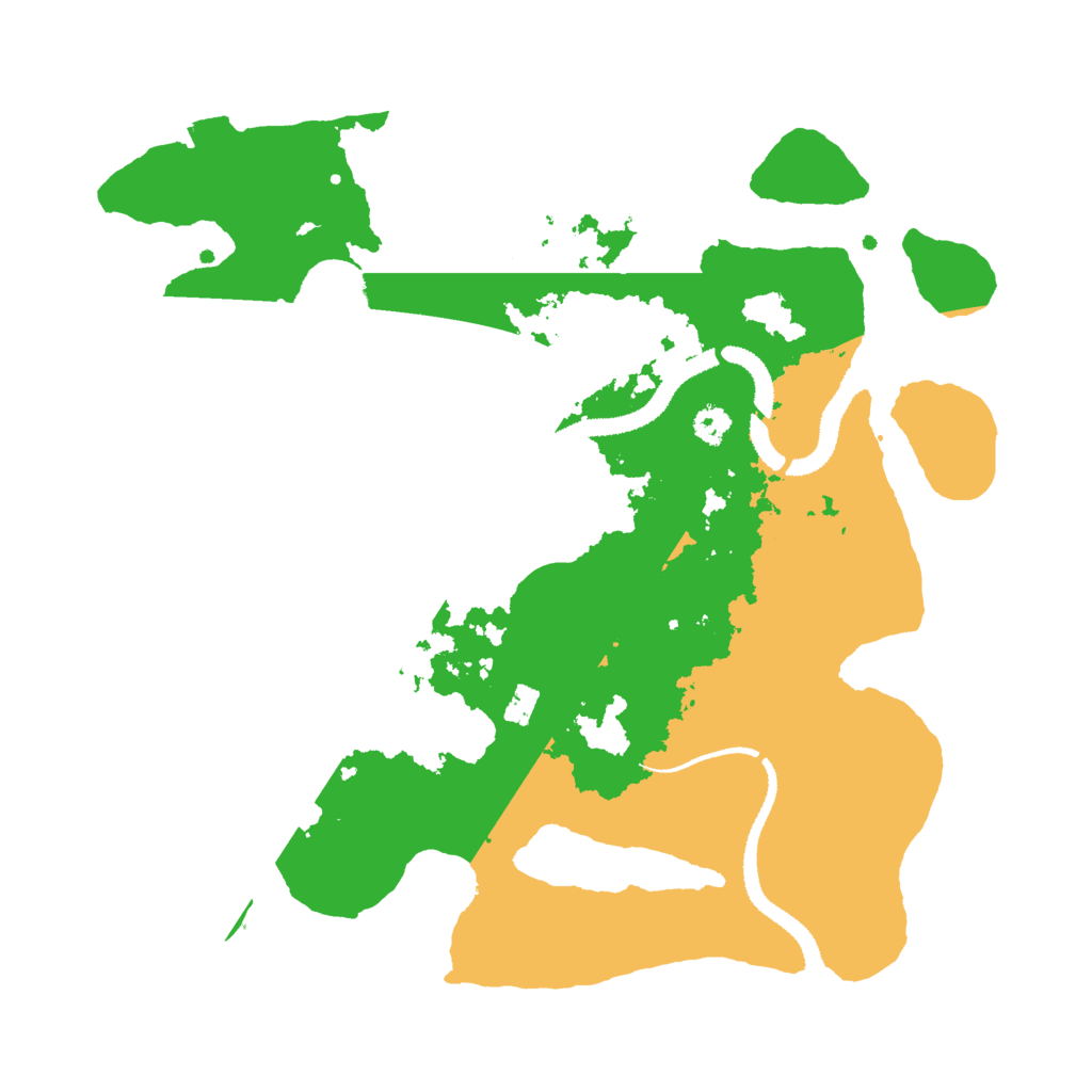 Biome Rust Map: Procedural Map, Size: 3000, Seed: 792937415