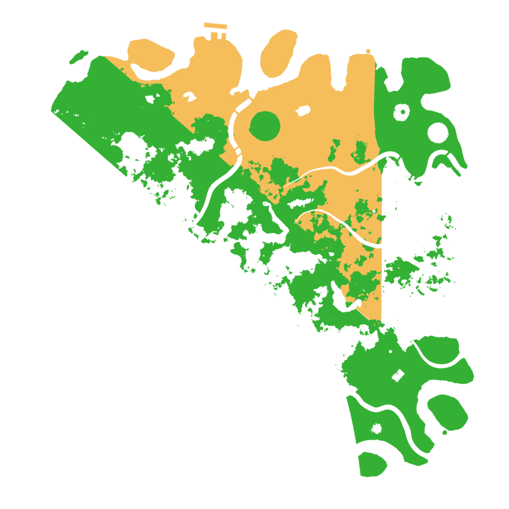 Biome Rust Map: Procedural Map, Size: 4500, Seed: 1861606390