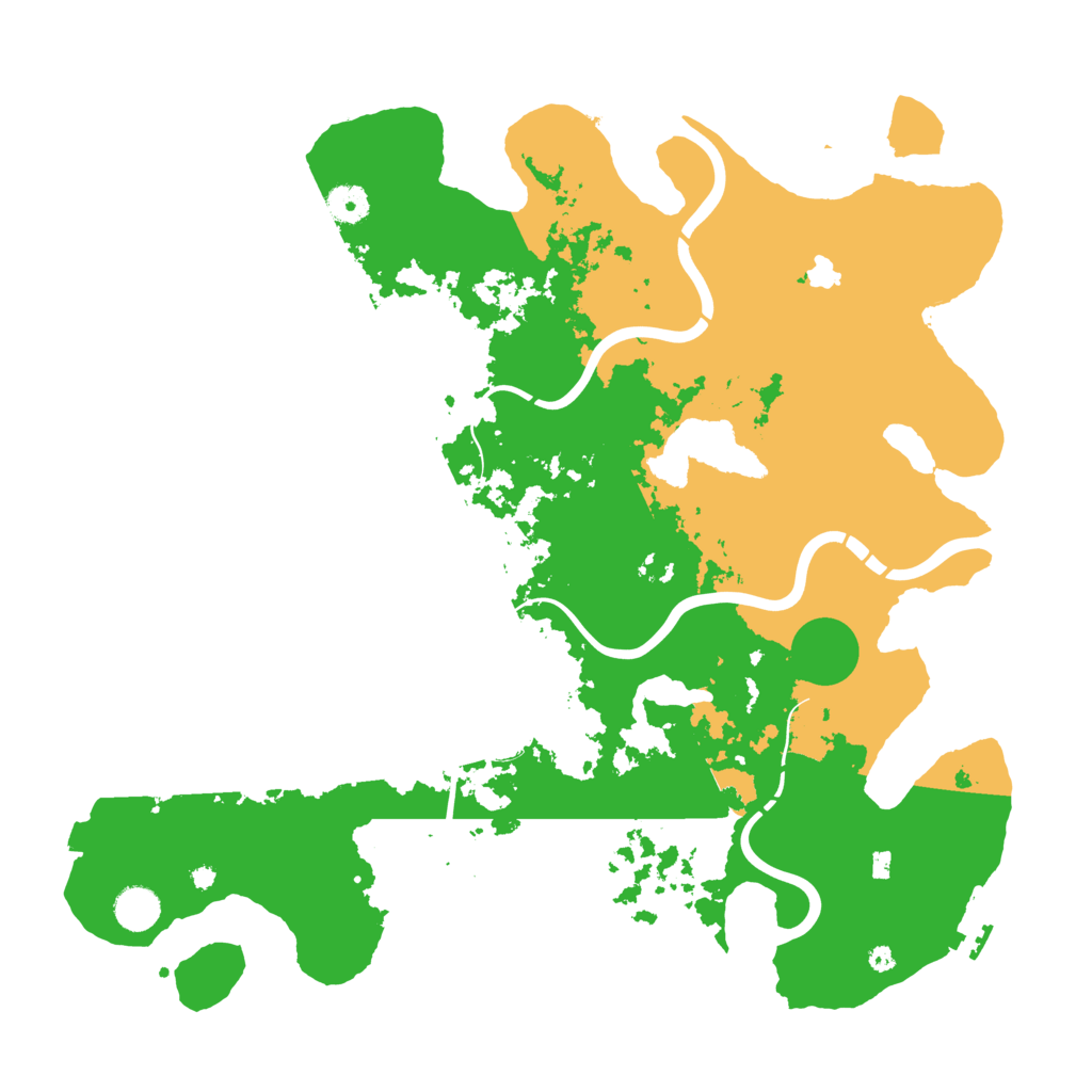 Biome Rust Map: Procedural Map, Size: 4250, Seed: 1245053556