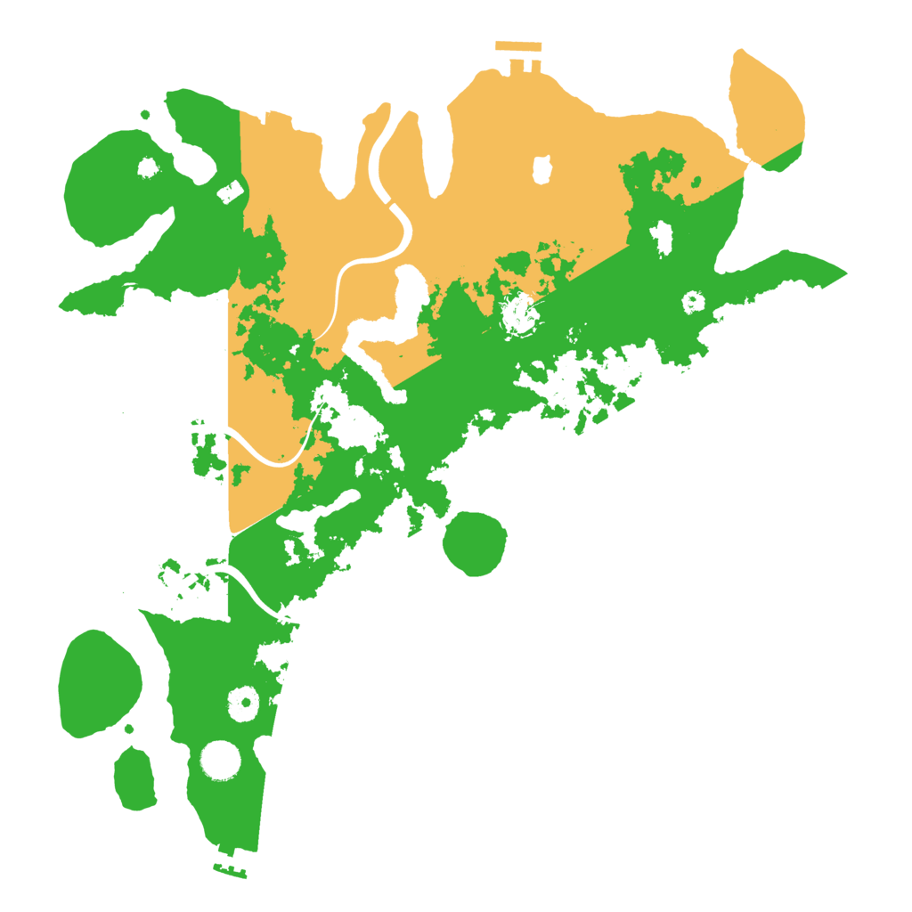 Biome Rust Map: Procedural Map, Size: 4000, Seed: 668792180
