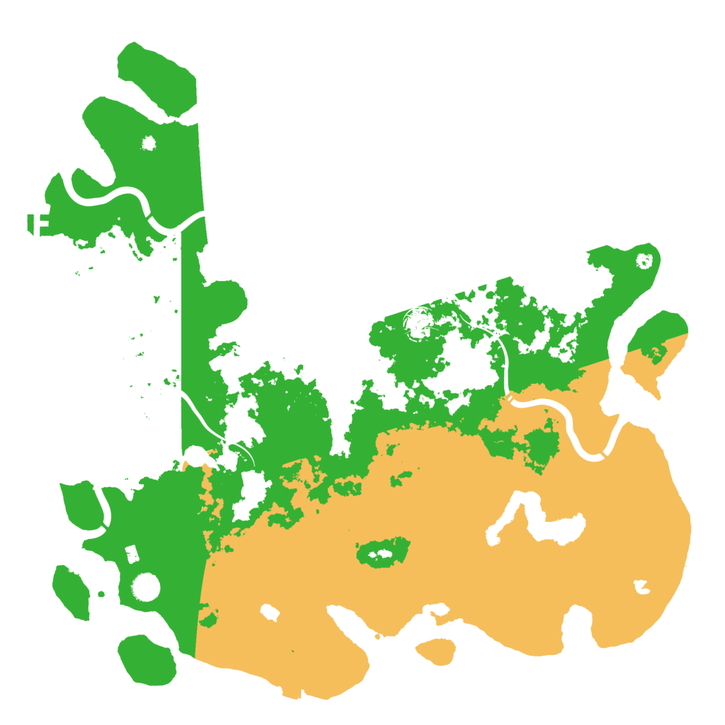 Biome Rust Map: Procedural Map, Size: 4500, Seed: 477980457