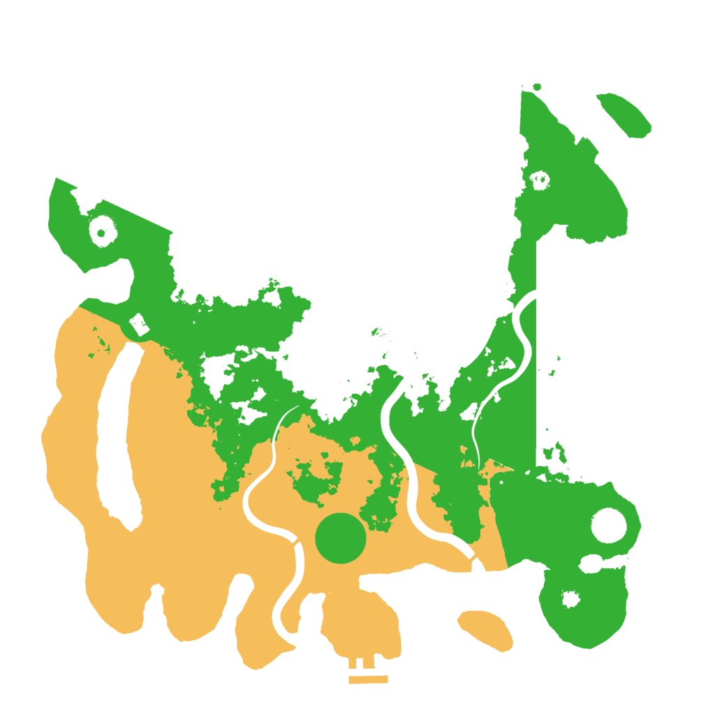 Biome Rust Map: Procedural Map, Size: 3700, Seed: 1049646870