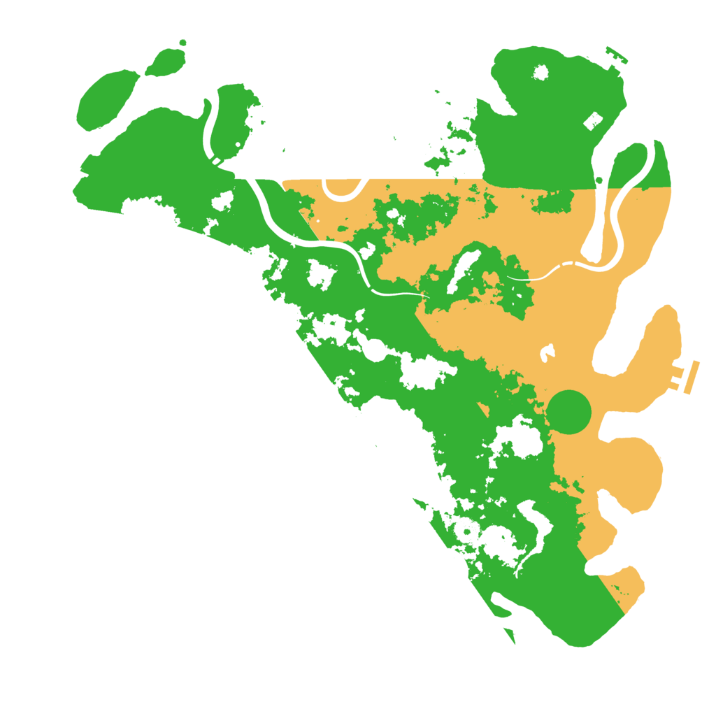Biome Rust Map: Procedural Map, Size: 4250, Seed: 45623776