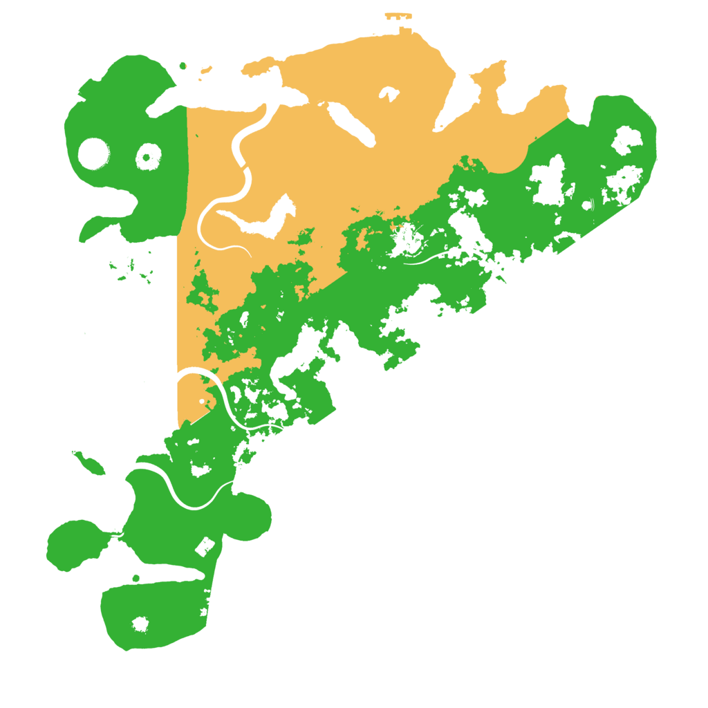 Biome Rust Map: Procedural Map, Size: 4000, Seed: 740556740