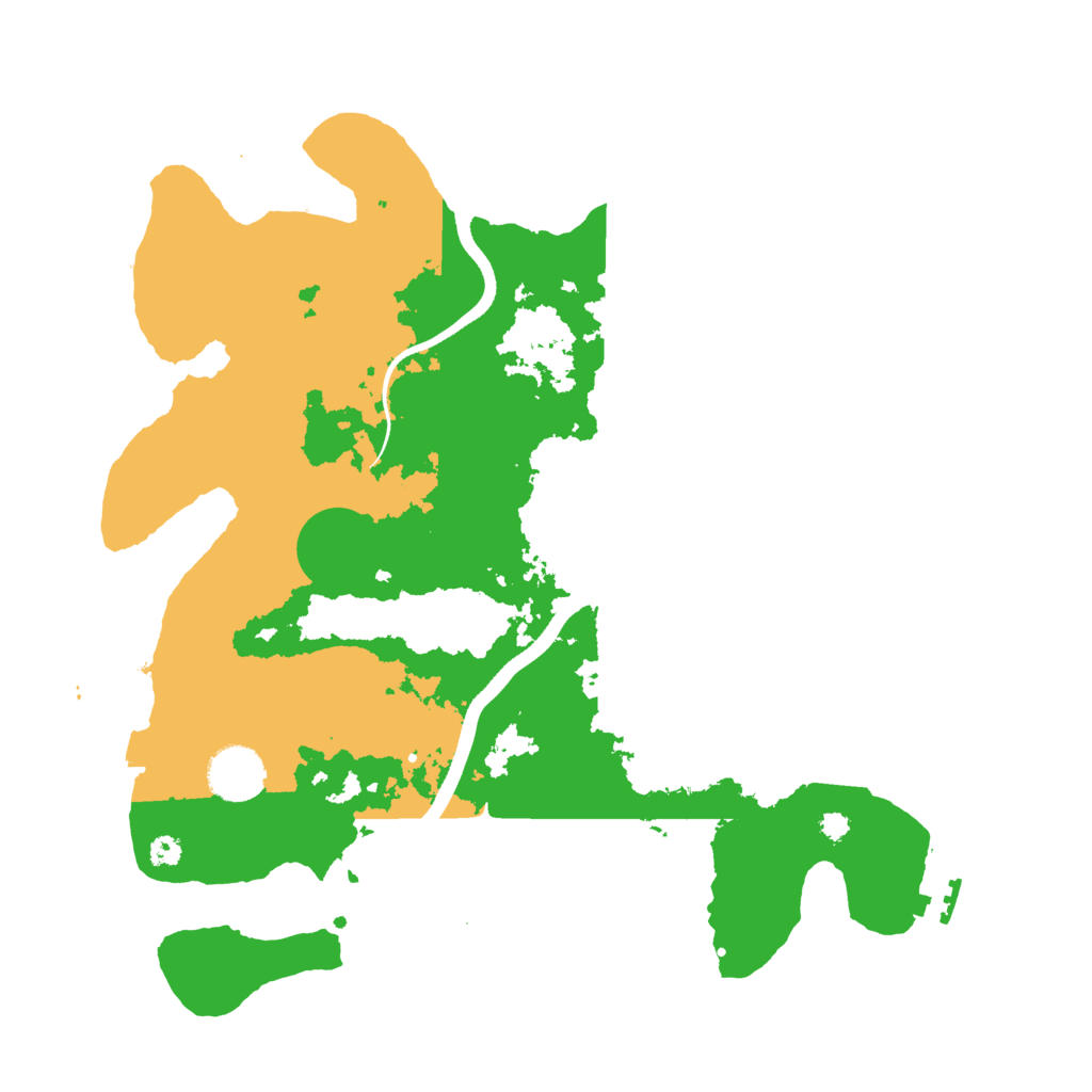 Biome Rust Map: Procedural Map, Size: 3500, Seed: 1940755931