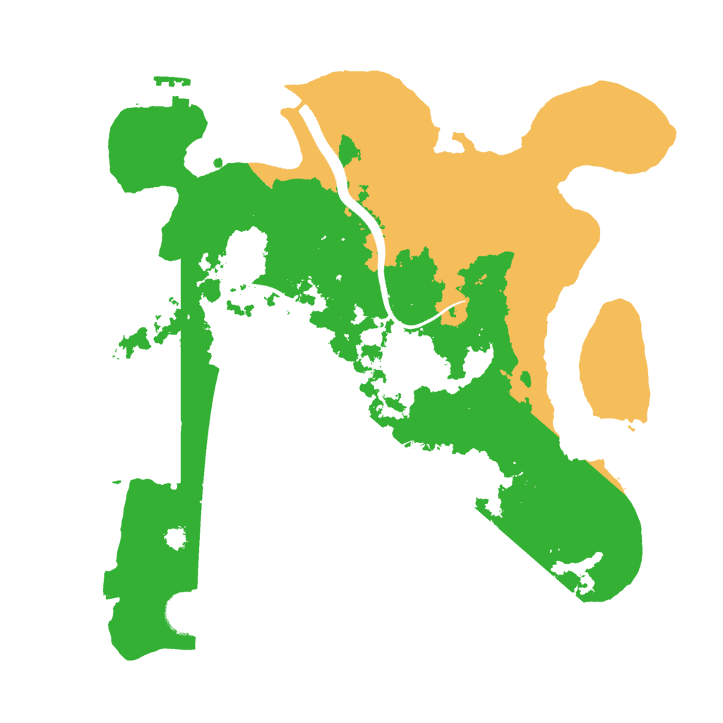 Biome Rust Map: Procedural Map, Size: 3000, Seed: 1149453516