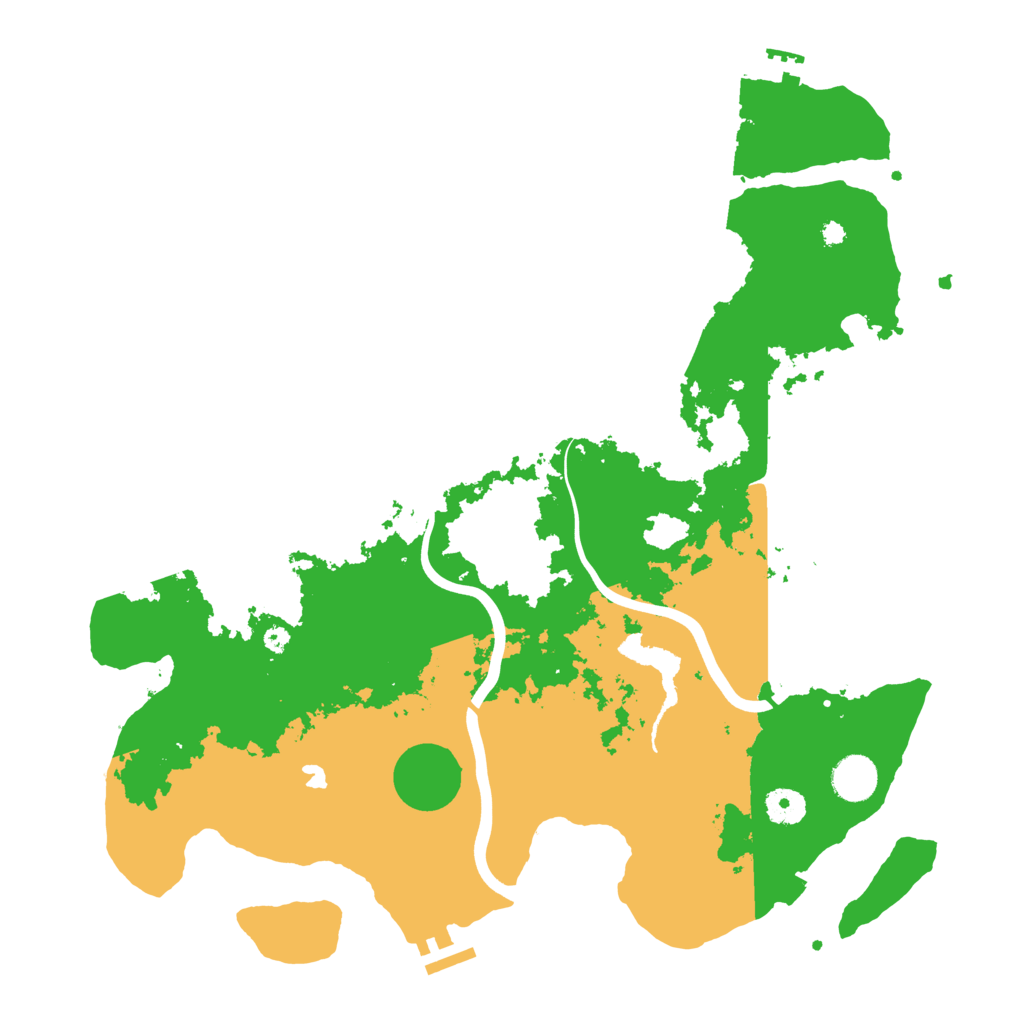 Biome Rust Map: Procedural Map, Size: 4000, Seed: 2000775329