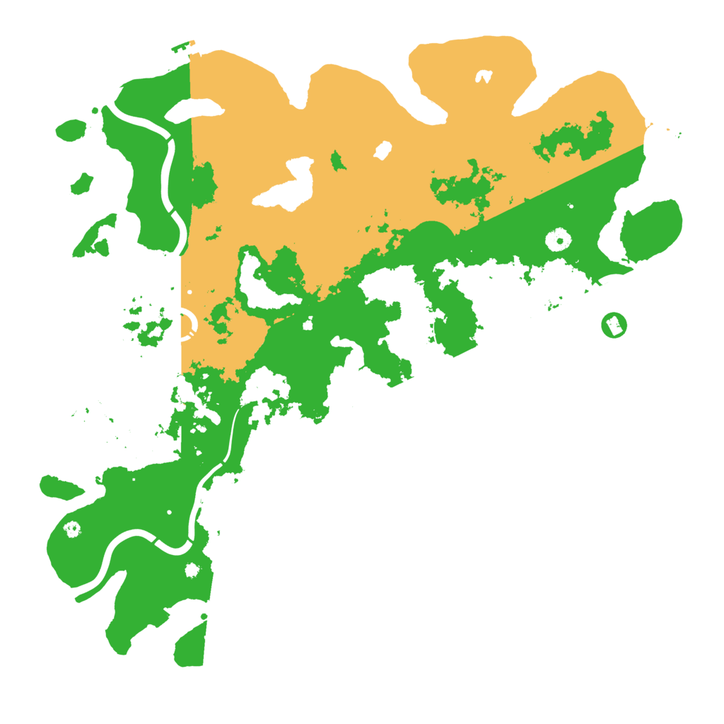 Biome Rust Map: Procedural Map, Size: 4500, Seed: 2117223995
