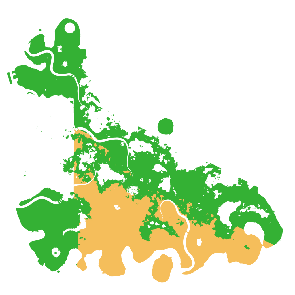 Biome Rust Map: Procedural Map, Size: 5000, Seed: 991655782