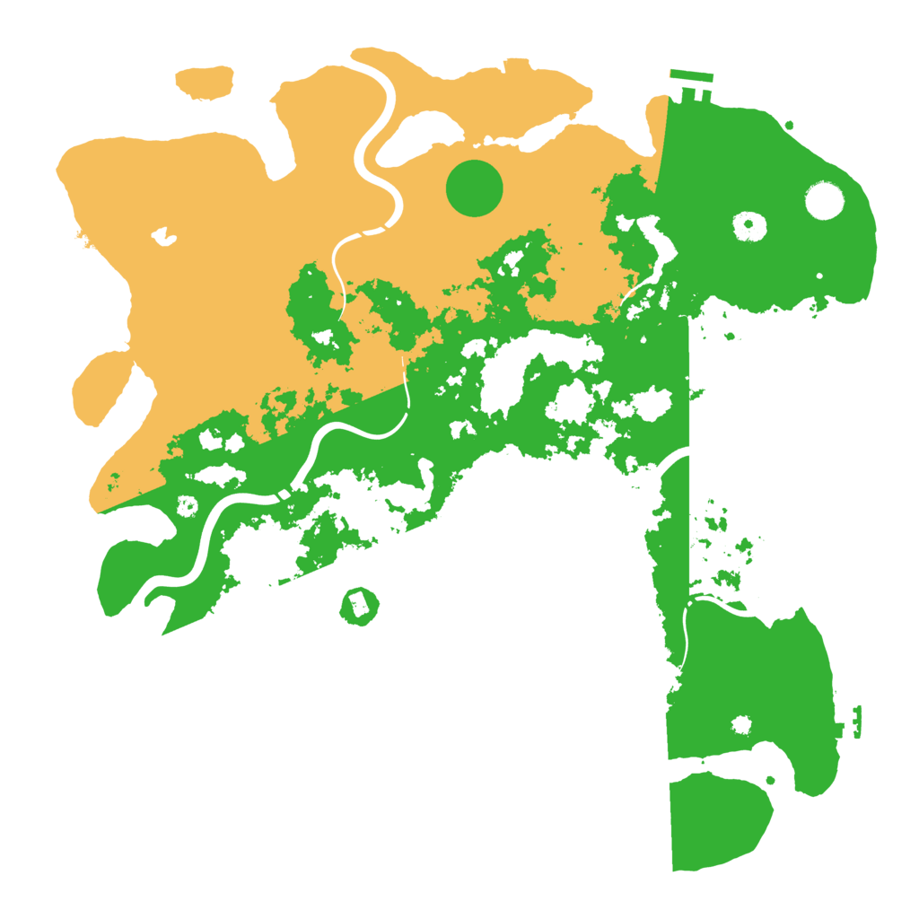 Biome Rust Map: Procedural Map, Size: 4250, Seed: 1105611012
