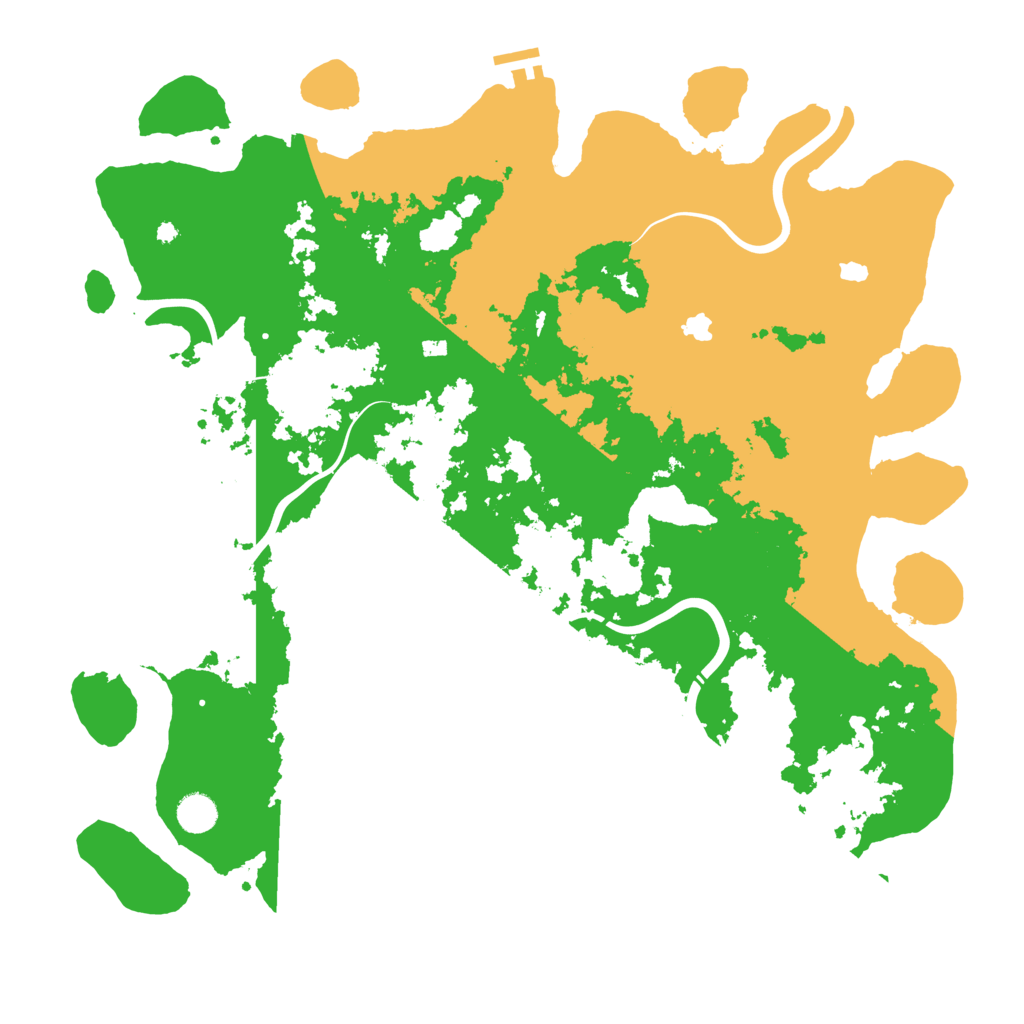 Biome Rust Map: Procedural Map, Size: 4500, Seed: 1992891932