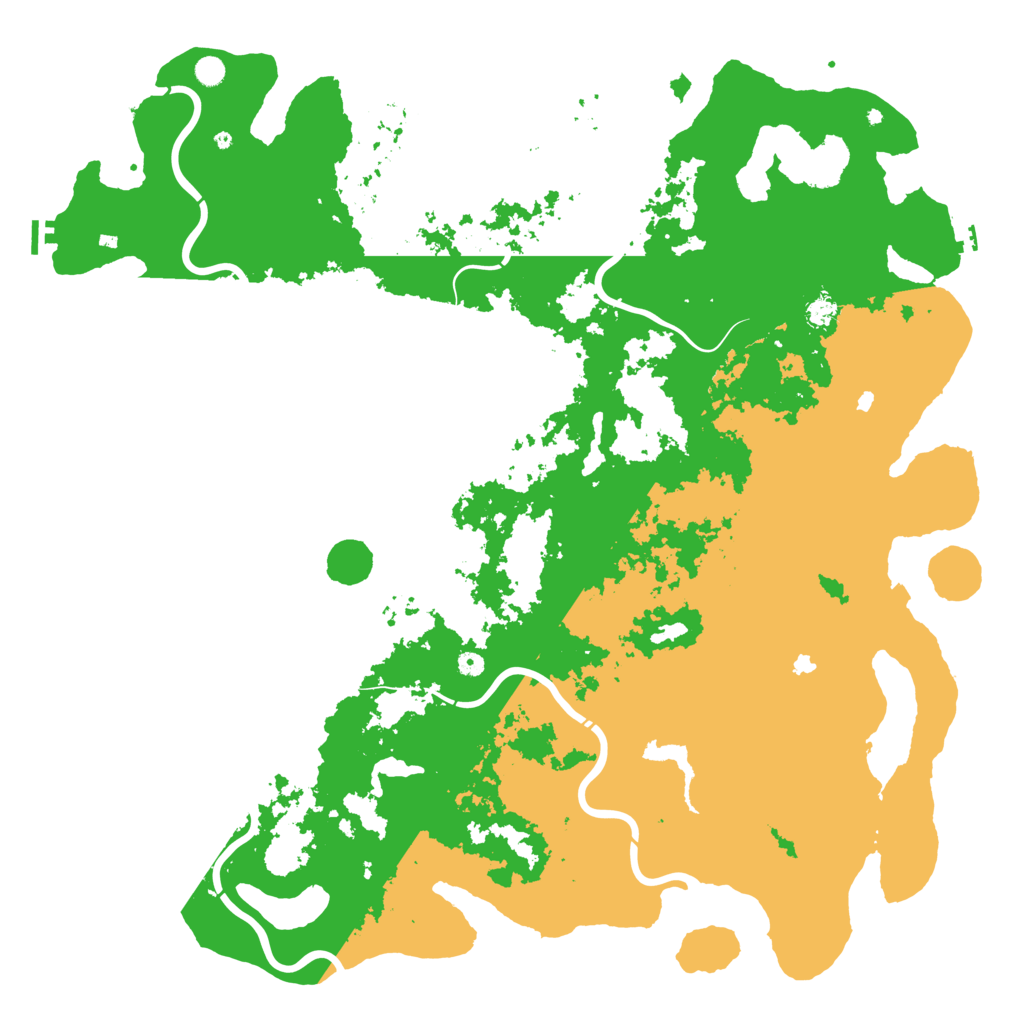 Biome Rust Map: Procedural Map, Size: 6000, Seed: 113864313