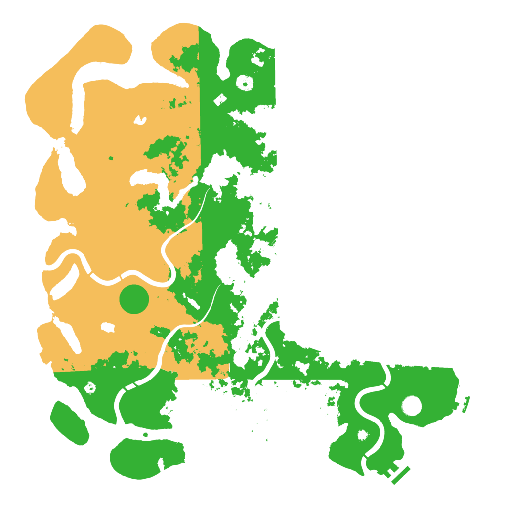 Biome Rust Map: Procedural Map, Size: 4500, Seed: 847327731