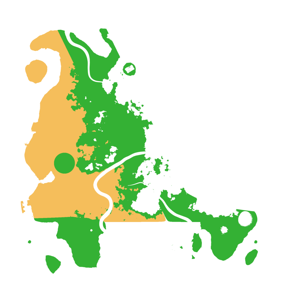 Biome Rust Map: Procedural Map, Size: 3750, Seed: 440033564