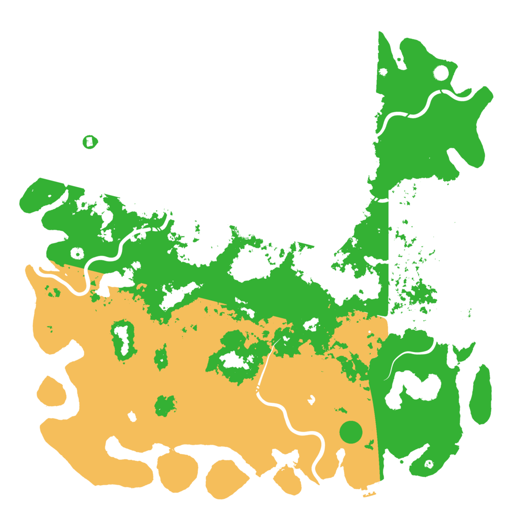 Biome Rust Map: Procedural Map, Size: 6000, Seed: 8696954