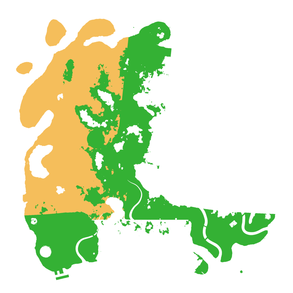 Biome Rust Map: Procedural Map, Size: 4500, Seed: 494098960