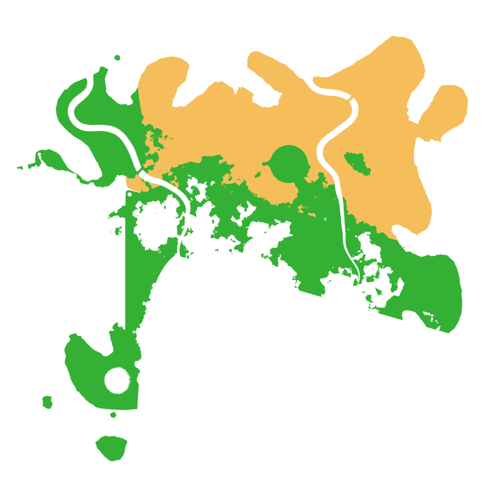Biome Rust Map: Procedural Map, Size: 3500, Seed: 1767314796