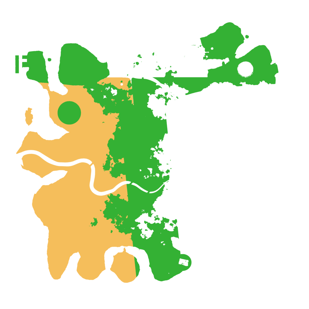 Biome Rust Map: Procedural Map, Size: 3500, Seed: 1603817128