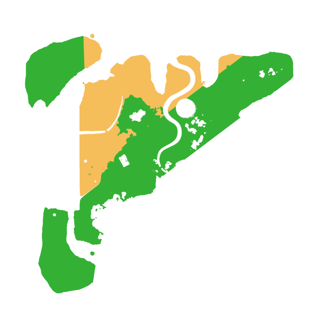Biome Rust Map: Procedural Map, Size: 3000, Seed: 453352