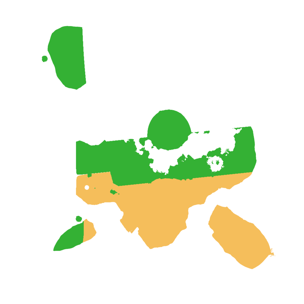 Biome Rust Map: Procedural Map, Size: 2000, Seed: 865204240