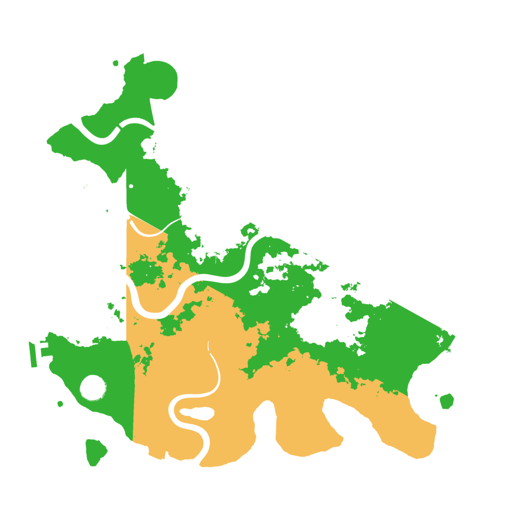Biome Rust Map: Procedural Map, Size: 3500, Seed: 148599142