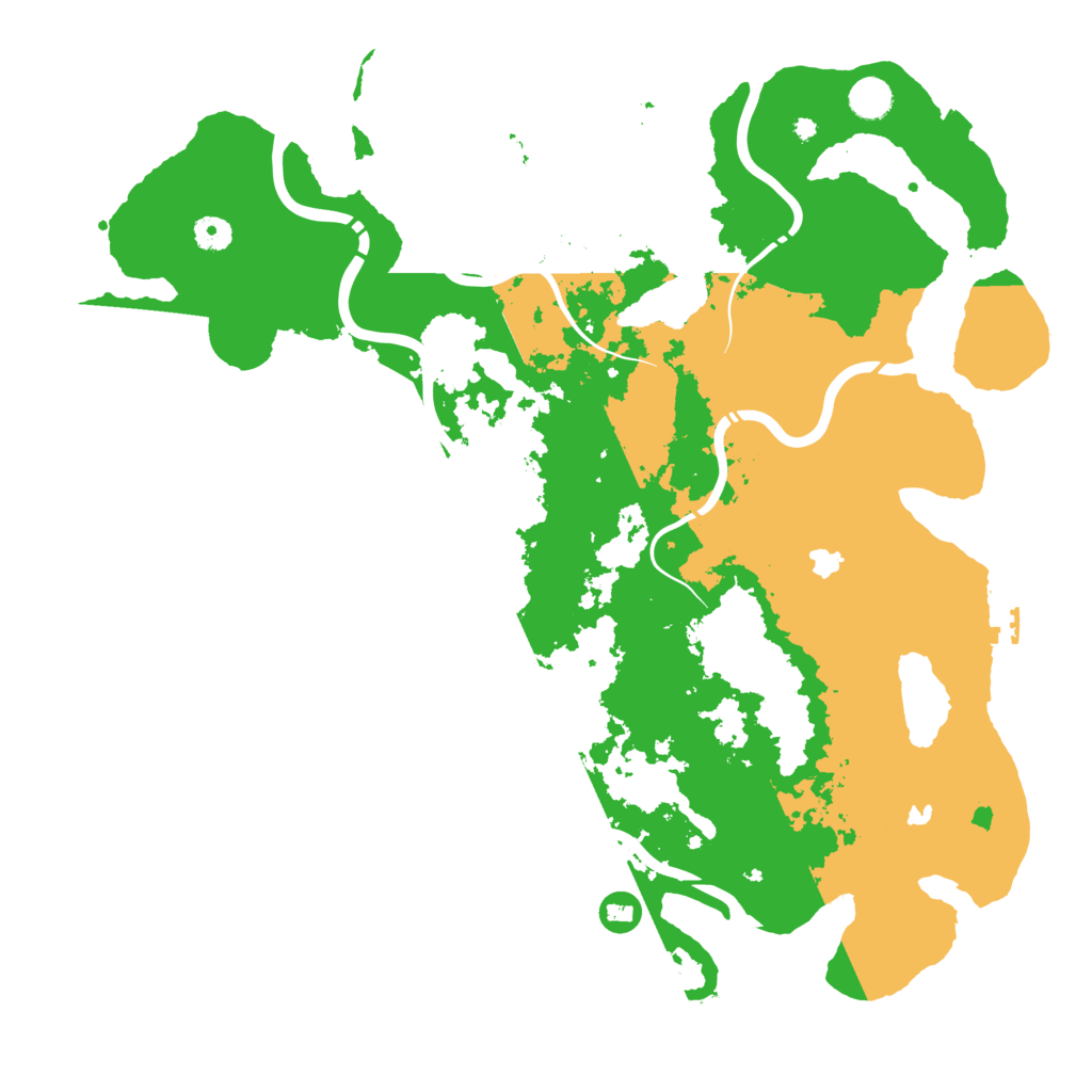 Biome Rust Map: Procedural Map, Size: 4500, Seed: 191747775