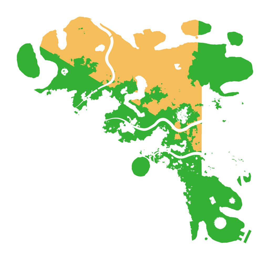 Biome Rust Map: Procedural Map, Size: 4000, Seed: 383161655