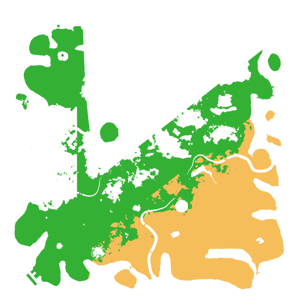 Biome Rust Map: Procedural Map, Size: 4500, Seed: 1960615247