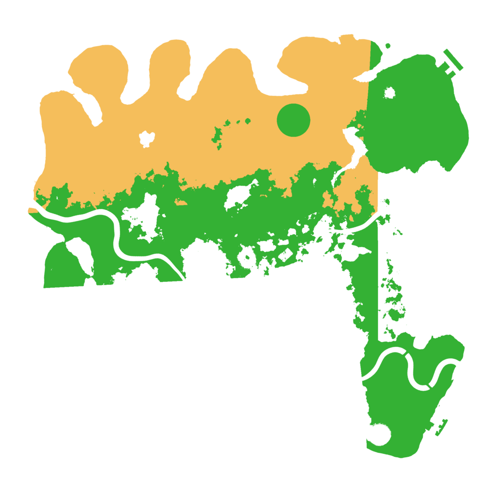 Biome Rust Map: Procedural Map, Size: 4000, Seed: 891338563