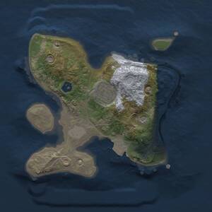 Thumbnail Rust Map: Procedural Map, Size: 2000, Seed: 99876213, 3 Monuments