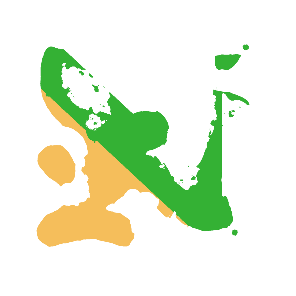 Biome Rust Map: Procedural Map, Size: 2000, Seed: 99876213