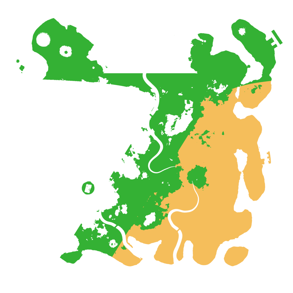 Biome Rust Map: Procedural Map, Size: 3700, Seed: 2138250006