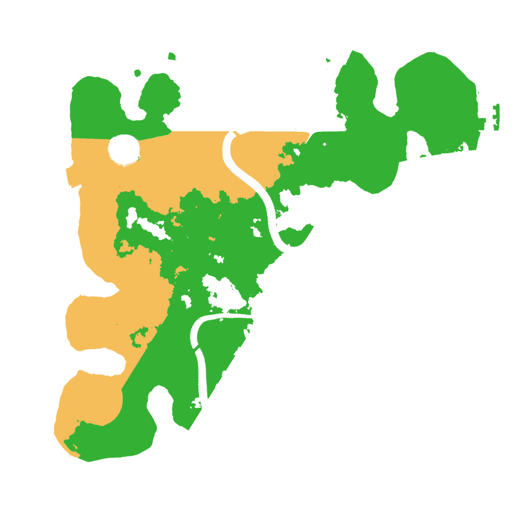 Biome Rust Map: Procedural Map, Size: 3000, Seed: 1974555155