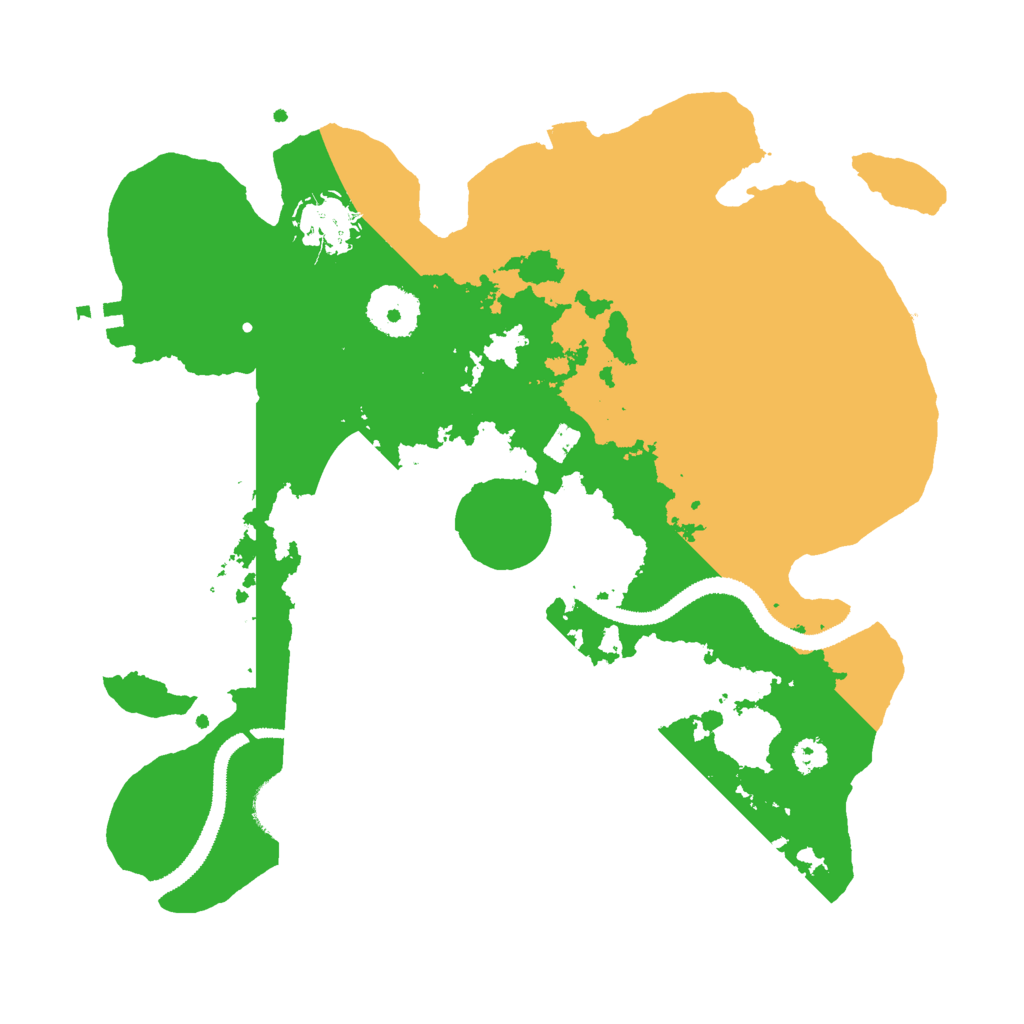 Biome Rust Map: Procedural Map, Size: 3000, Seed: 664201973