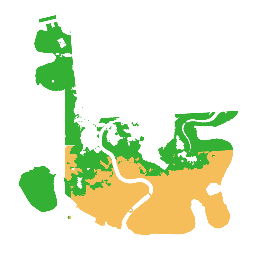 Biome Rust Map: Procedural Map, Size: 3000, Seed: 991718863
