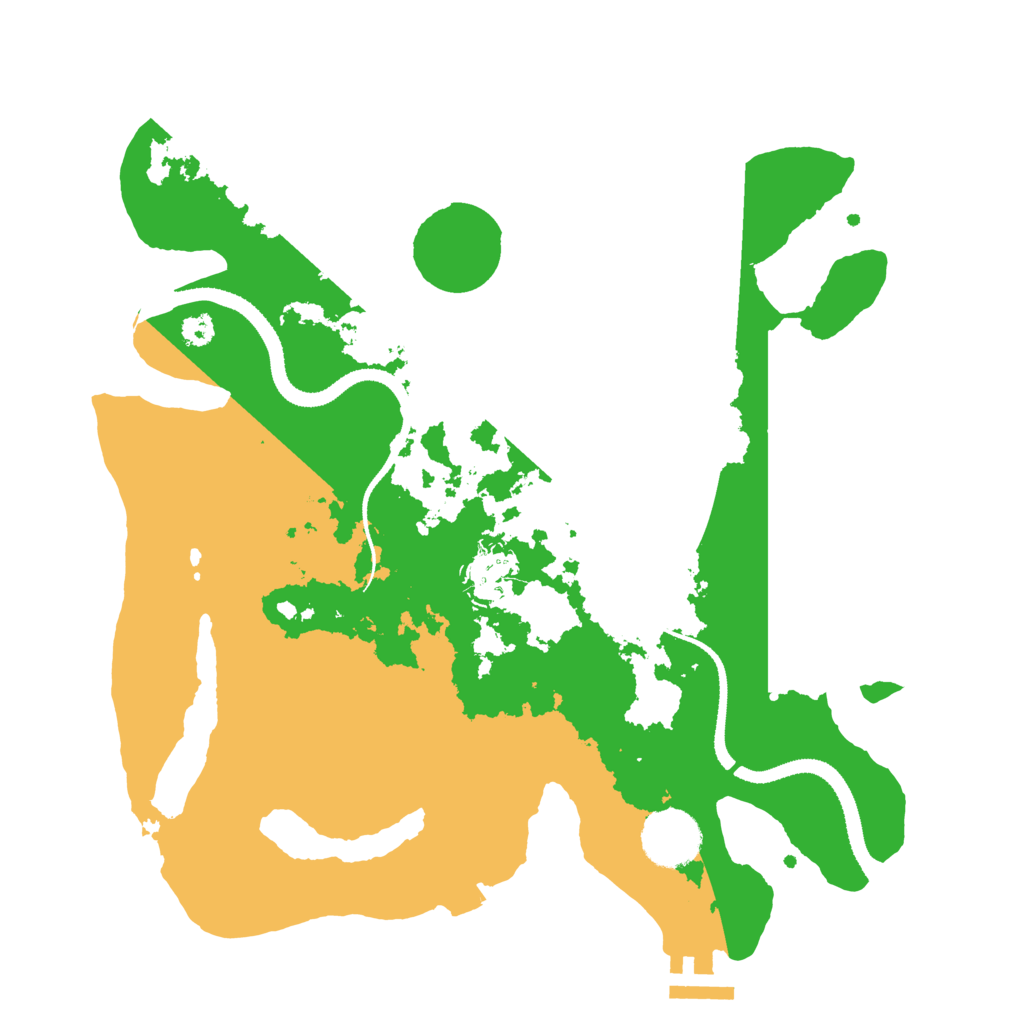 Biome Rust Map: Procedural Map, Size: 3200, Seed: 753612017