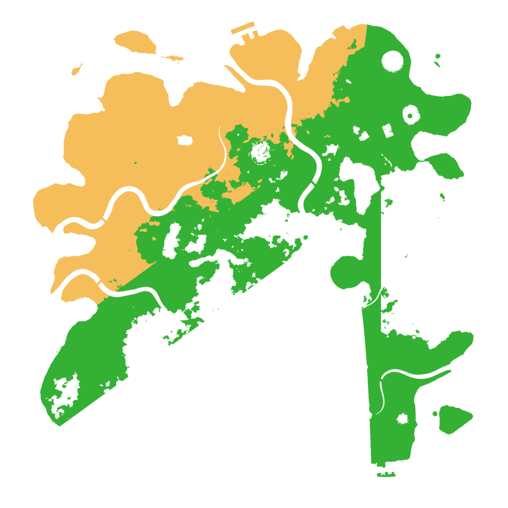 Biome Rust Map: Procedural Map, Size: 4200, Seed: 425646