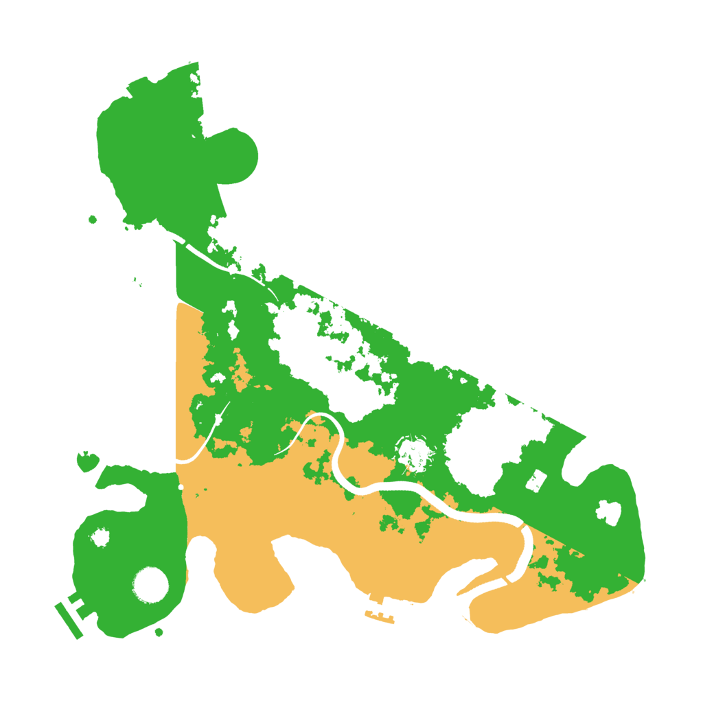 Biome Rust Map: Procedural Map, Size: 3500, Seed: 572026