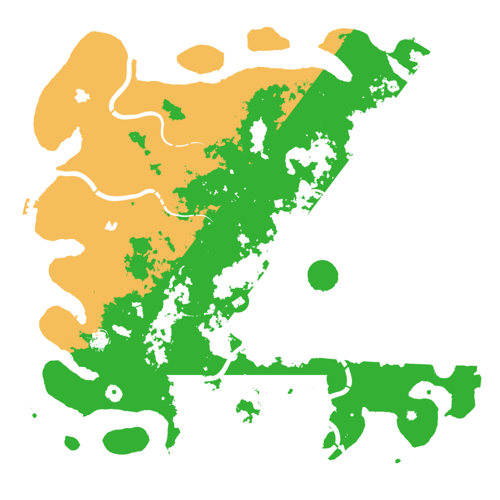 Biome Rust Map: Procedural Map, Size: 4500, Seed: 296827114