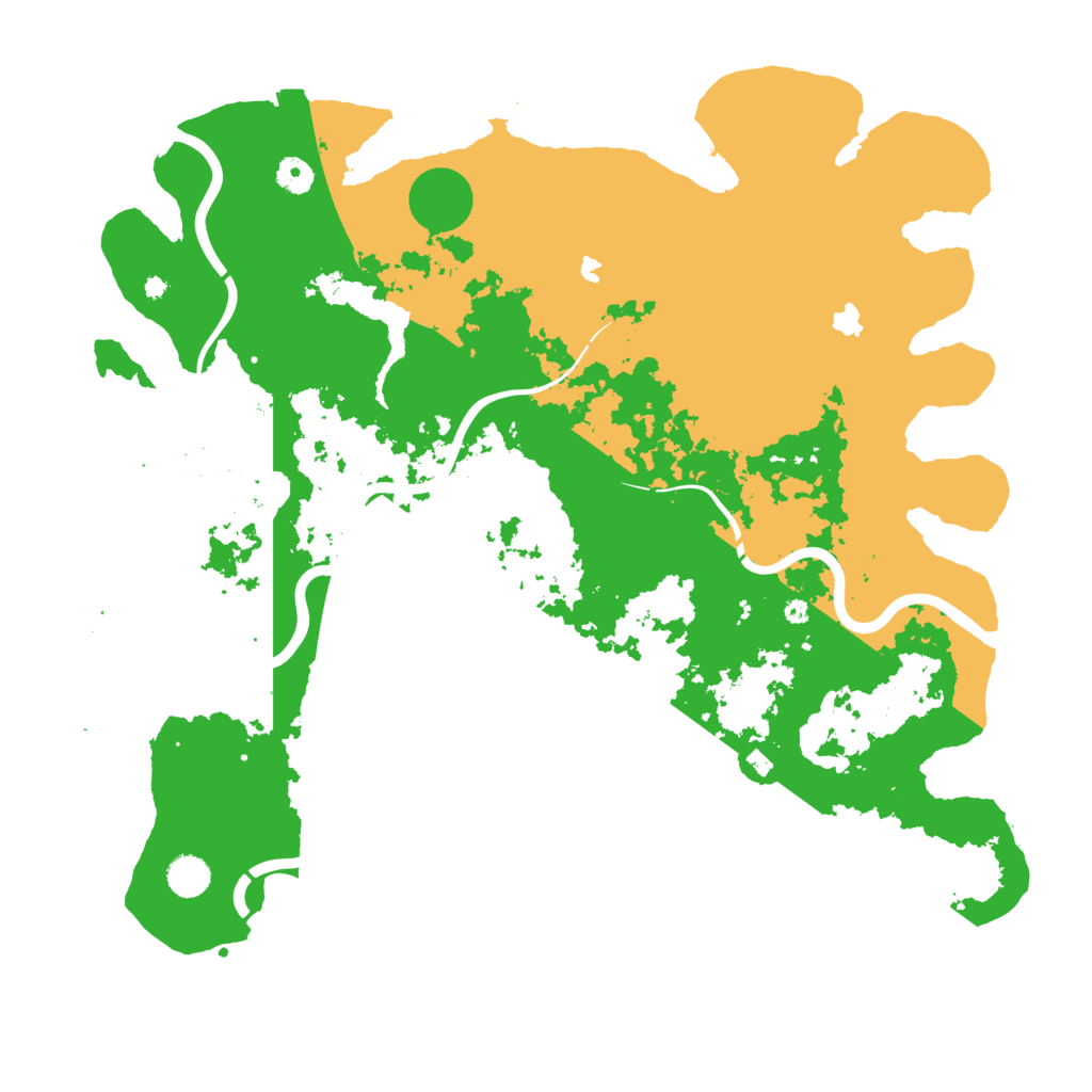 Biome Rust Map: Procedural Map, Size: 4500, Seed: 296638670