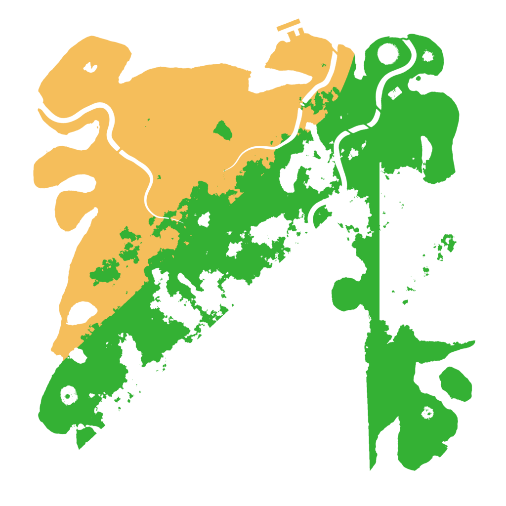 Biome Rust Map: Procedural Map, Size: 4250, Seed: 1177043290