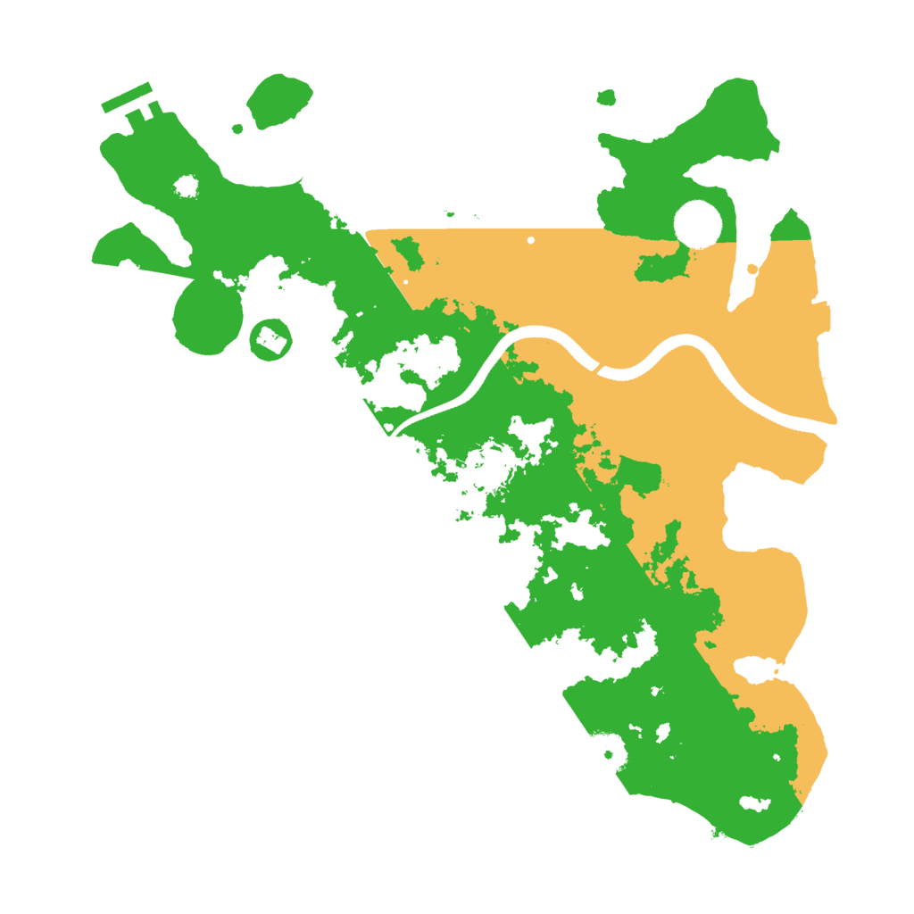 Biome Rust Map: Procedural Map, Size: 3500, Seed: 232678575