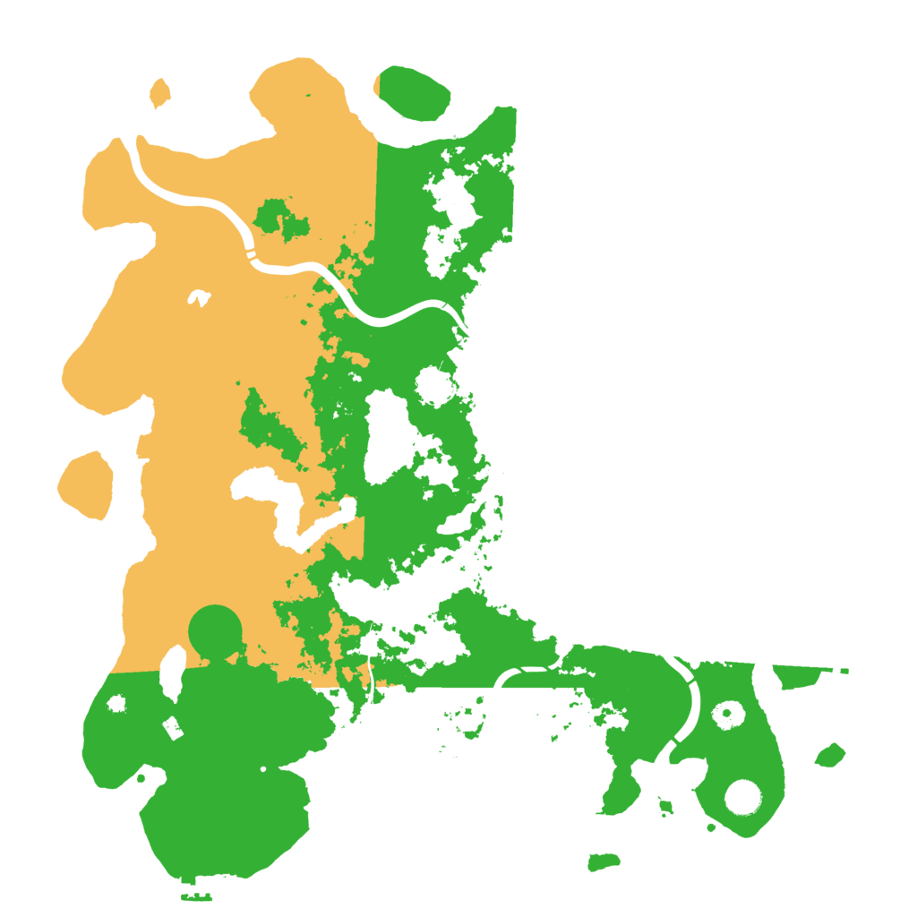 Biome Rust Map: Procedural Map, Size: 4500, Seed: 1606590849