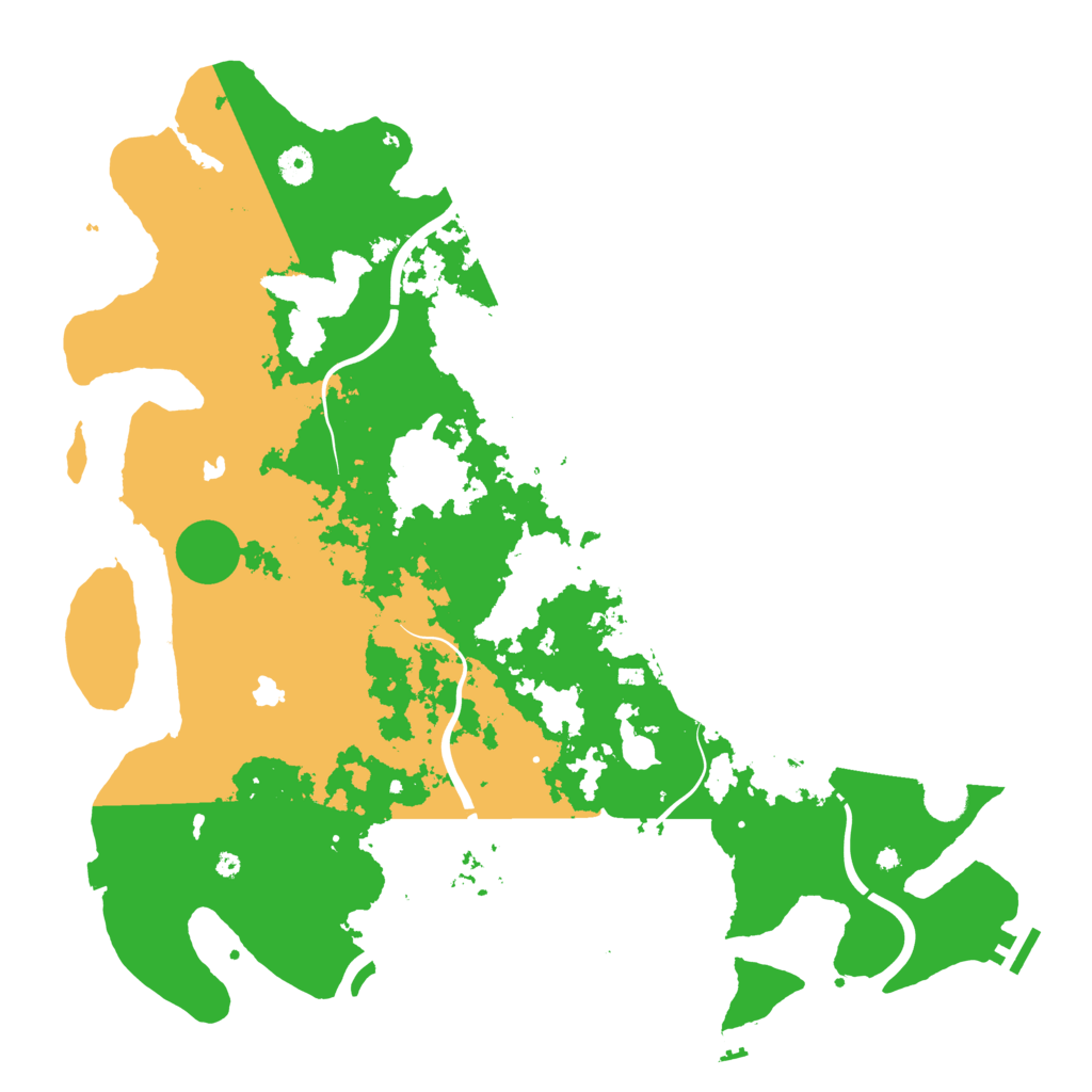 Biome Rust Map: Procedural Map, Size: 4500, Seed: 192354514