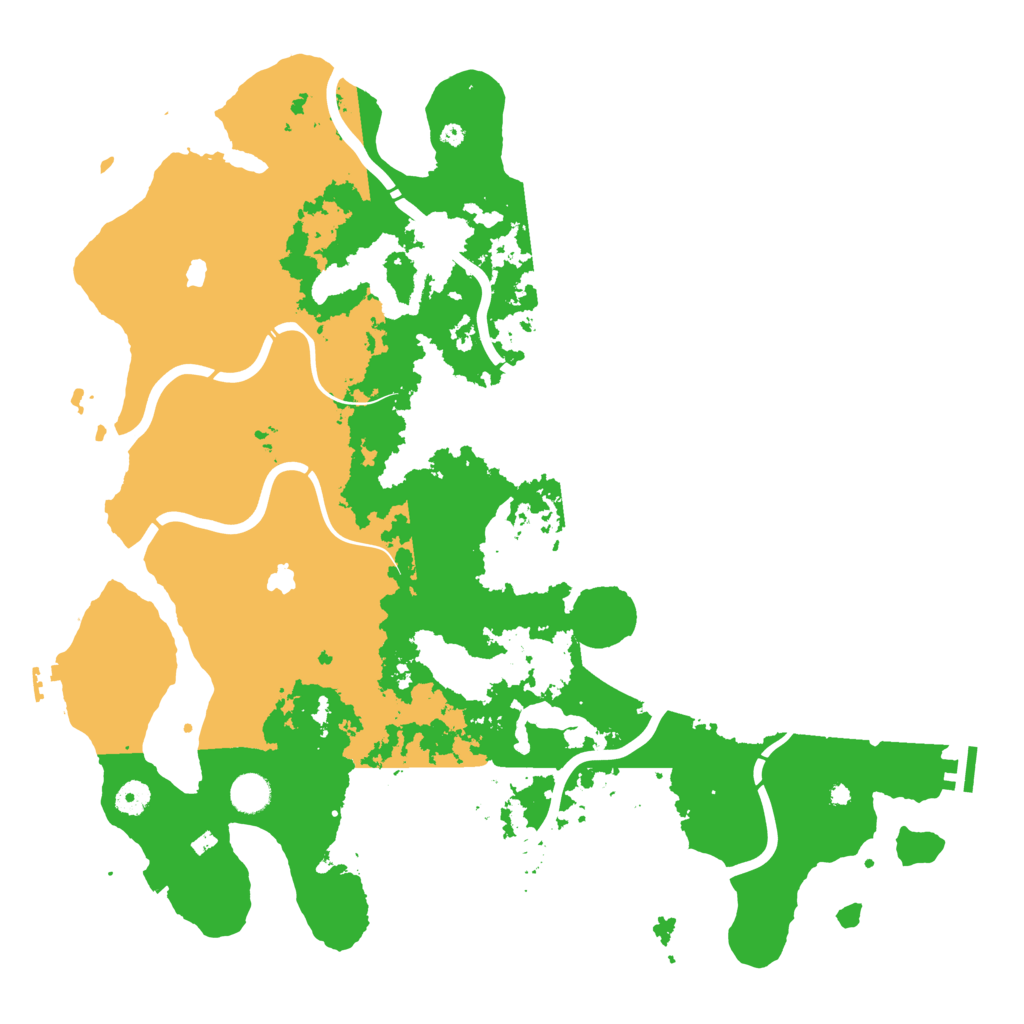 Biome Rust Map: Procedural Map, Size: 4500, Seed: 1331181802