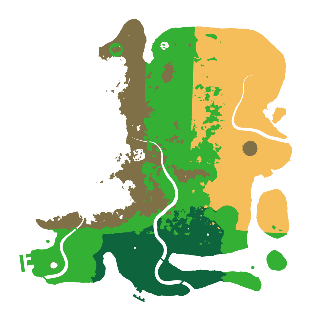 Biome Rust Map: Procedural Map, Size: 3750, Seed: 113904965