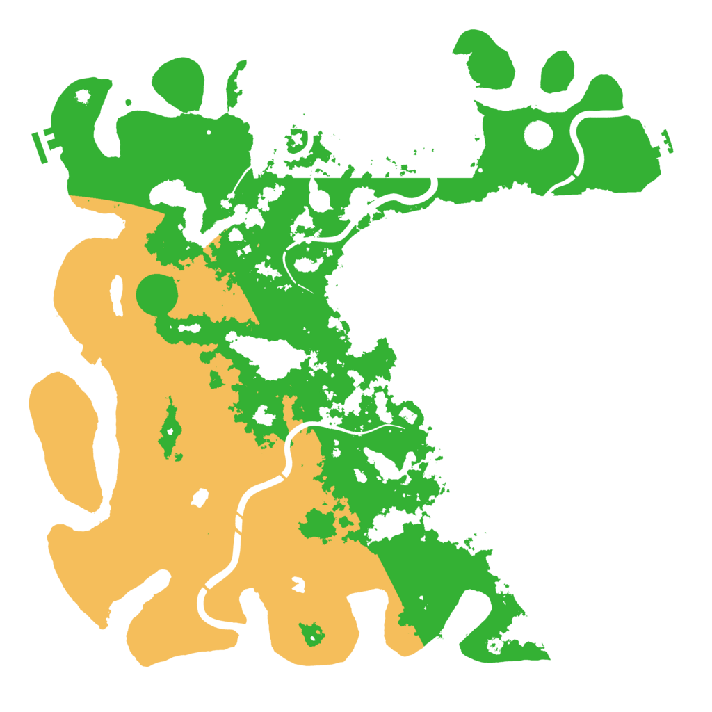 Biome Rust Map: Procedural Map, Size: 4500, Seed: 1290133038