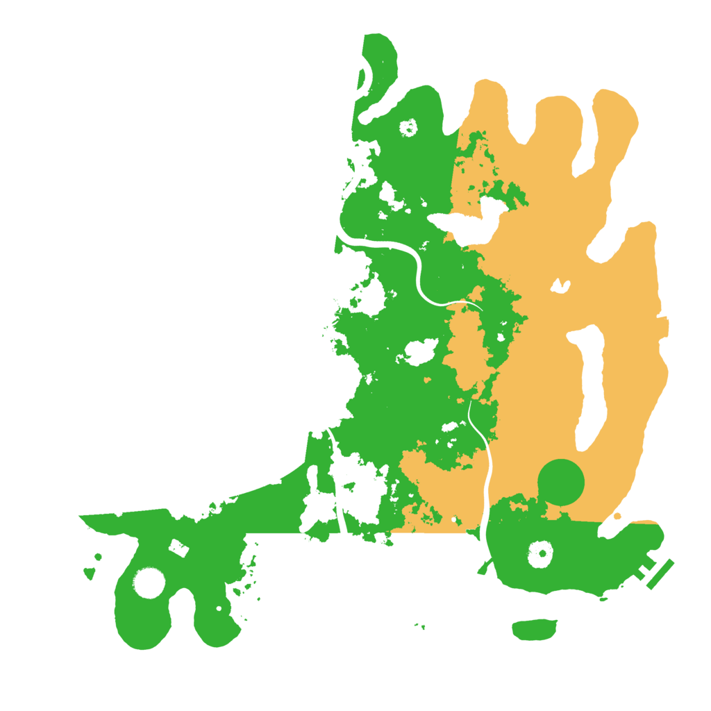 Biome Rust Map: Procedural Map, Size: 4000, Seed: 451437