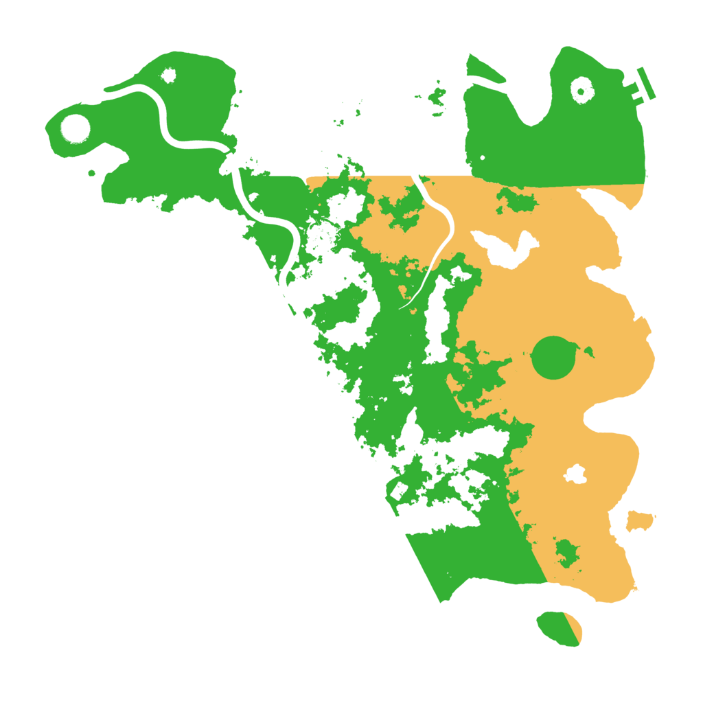 Biome Rust Map: Procedural Map, Size: 4250, Seed: 1495