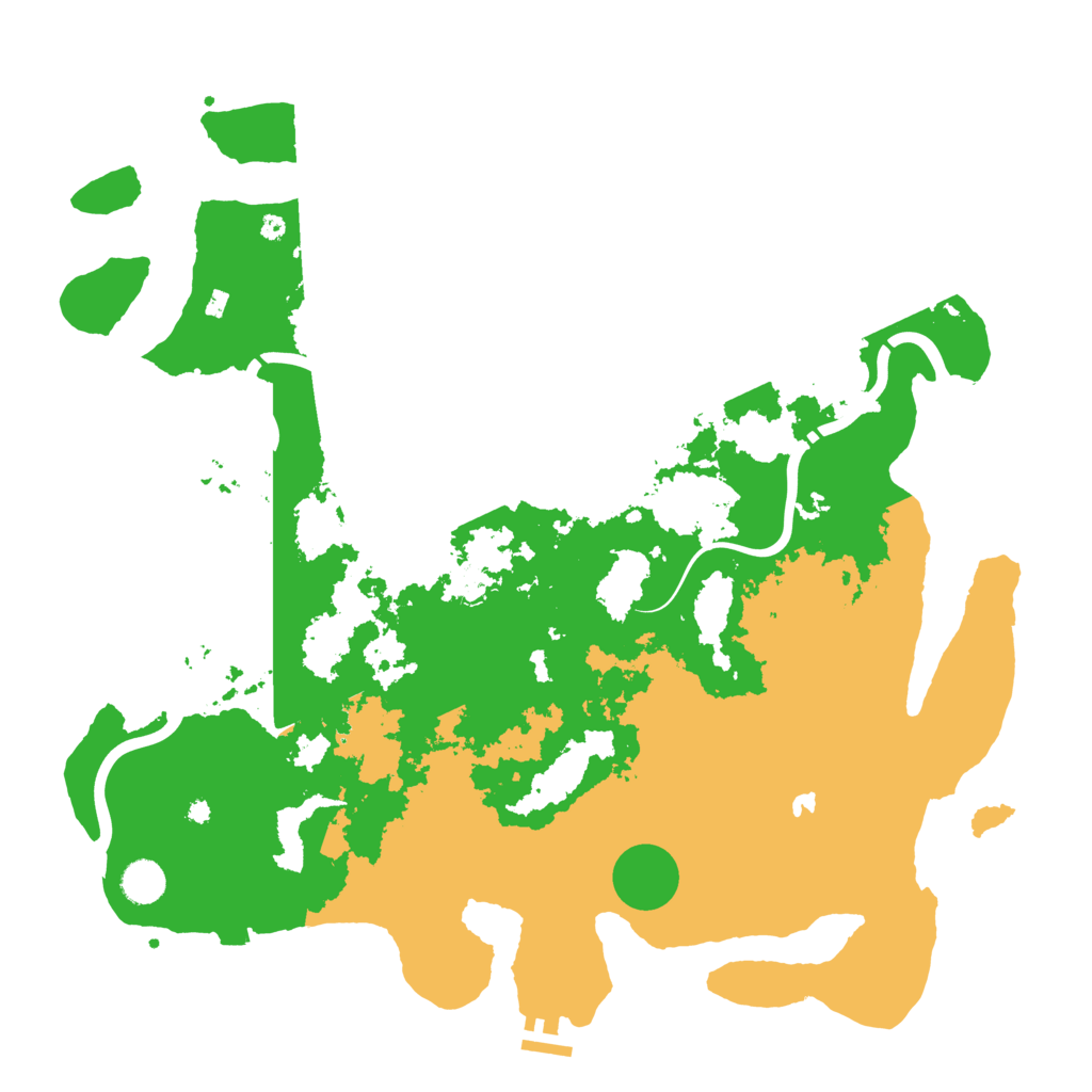 Biome Rust Map: Procedural Map, Size: 4350, Seed: 1937324222